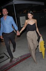 JORDANA BREWSTER and Mason Morfit Out for Dinner in Santa Monica 02/09/2022