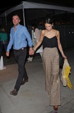 JORDANA BREWSTER and Mason Morfit Out for Dinner in Santa Monica 02/09/2022