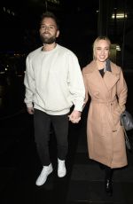 JORGIE PORTER Out for Dinner Date at The Ivy Restaurant in Manchester 02/13/2022