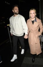 JORGIE PORTER Out for Dinner Date at The Ivy Restaurant in Manchester 02/13/2022