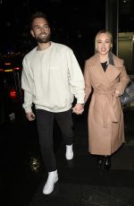 JORGIE PORTER Out for Dinner Date at The Ivy Restaurant in Manchester 02/13/2022
