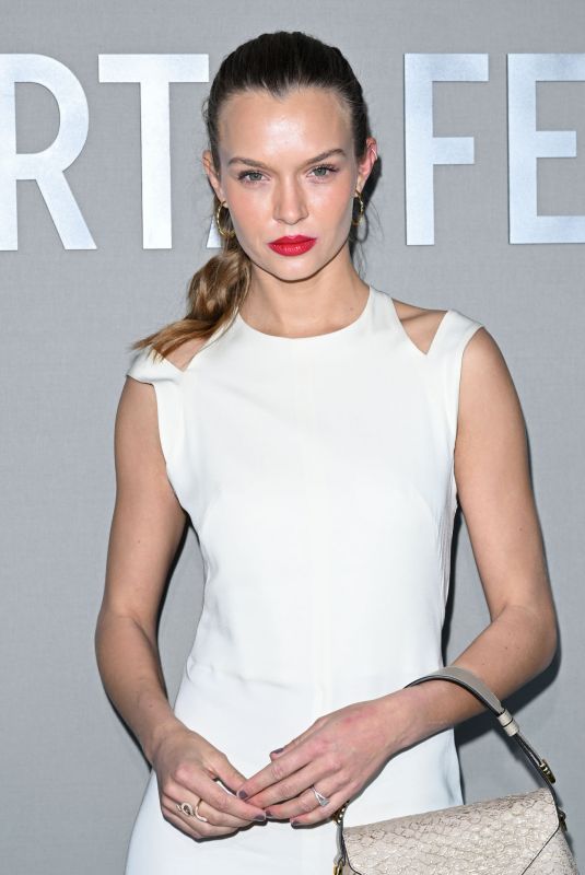 JOSEPHINE SKRIVER at Alberta Ferretti Fashion Show in Milan 02/23/2022