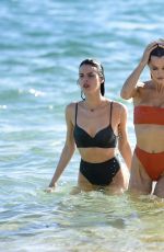 JOY and GINA CORRIGAN in Bikinis at a Beach in Los Cabos 02/01/2022