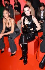 JULIA FOX at Versace Fashion Show at MFW in Milan 02/25/2022