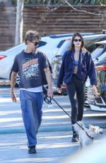 KAIA GERBER and Austin Butler Out with Their Dog in Los Angeles 02/06/2022