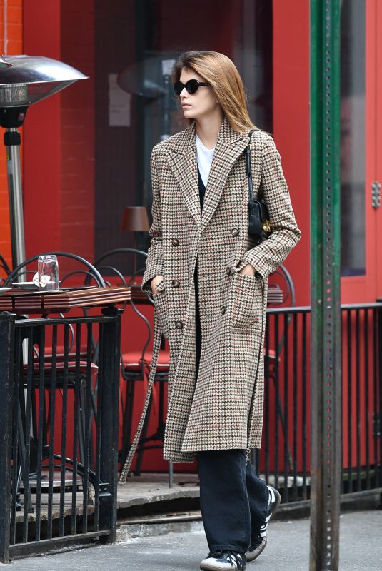KAIA GERBER Out and About in New York 02/16/2022