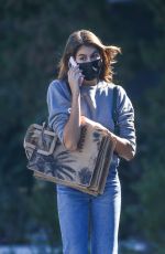 KAIA GERBER Shopping for Grocery in Santa Monica 02/05/2022