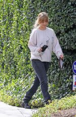 KALEY CUOCO Heading to the Set of The Flight Attendant in Los Angeles 02/15/2022