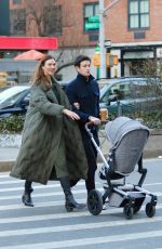 Karlie KARLIE KLOSS and Joshua Kushner Out with Their Baby in New York 02/15/2022