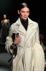 KARLIE KLOSS at Brandon Maxwell Runway Show at New York Fashion Week 02/12/2022