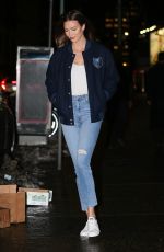 KARLIE KLOSS in Denim Out in New York 02/02/2022