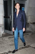 KARLIE KLOSS Leaves Brandon Maxwell Fashion Show in New York 02/12/2022