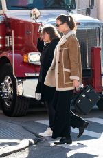 KARLIE KLOSS Out and About in New York 02/14/2022