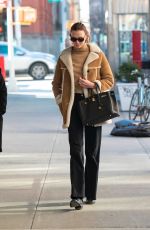 KARLIE KLOSS Out and About in New York 02/14/2022