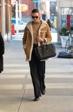 KARLIE KLOSS Out and About in New York 02/14/2022