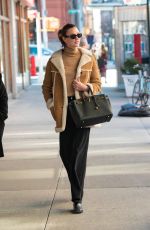 KARLIE KLOSS Out and About in New York 02/14/2022