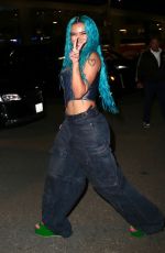 KAROL GLeaves Super Bowl LVI at SoFi Stadium in Inglewood 02/13/2022