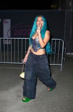 KAROL GLeaves Super Bowl LVI at SoFi Stadium in Inglewood 02/13/2022