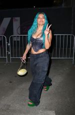 KAROL GLeaves Super Bowl LVI at SoFi Stadium in Inglewood 02/13/2022
