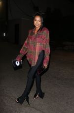 KARRUECHE TRAN Leaves a Party in West Hollywood 02/08/2022