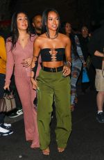 KARRUECHE TRAN Leaves The Highlight Room in Los Angeles 02/09/2022