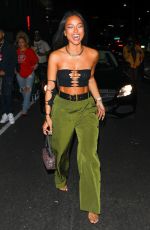 KARRUECHE TRAN Leaves The Highlight Room in Los Angeles 02/09/2022