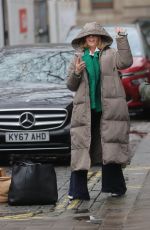 KATE GARRAWAY Arrives at Global Radio Studios in London 02/04/2022