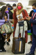 KATE HUDSON Arrives at Miami International Airport 02/24/2022