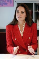 KATE MIDDLETON at Lego Foundation Playlab in Copenhagen 02/22/2022