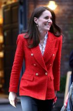 KATE MIDDLETON at Lego Foundation Playlab in Copenhagen 02/22/2022