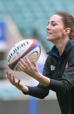 KATE MIDDLETON at Twickenham Stadium at England Rugby Training Session 02/02/2022