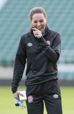 KATE MIDDLETON at Twickenham Stadium at England Rugby Training Session 02/02/2022