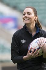 KATE MIDDLETON at Twickenham Stadium at England Rugby Training Session 02/02/2022
