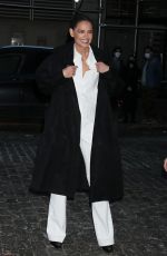 KATIE HOLMES Arrives at Alice and Olivia Cocktail Party in New York 02/12/2022
