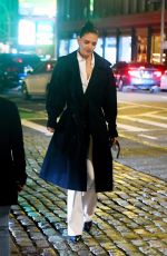 KATIE HOLMES Arrives at Alice and Olivia Cocktail Party in New York 02/12/2022