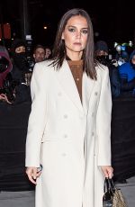 KATIE HOLMES at Tory Burch Fashion Show at NYFW in New York 02/14/2022