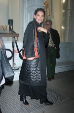 KATIE HOLMES Night Out in New York 02/10/2022