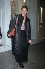 KATIE HOLMES Night Out in New York 02/10/2022