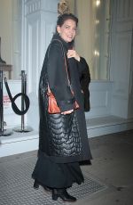 KATIE HOLMES Night Out in New York 02/10/2022