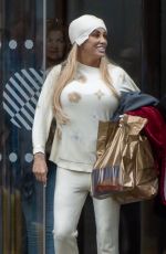 KATIE PRICE Leaves Her Hotel in Liverpool 02/05/2022