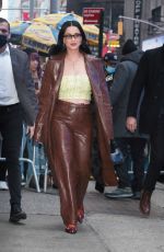 KATY PERRY Arrives at Good Morning America in New York 02/22/2022