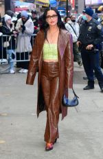 KATY PERRY Arrives at Good Morning America in New York 02/22/2022