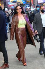 KATY PERRY Arrives at Good Morning America in New York 02/22/2022