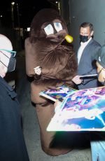 KATY PERRY Dressed as Poop Leaves El Capitan Entertainment Centre in Hollywood 02/24/2022
