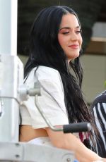 KATY PERRY on the Set of New Season of American Idol in Maui 02/14/2022