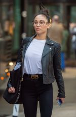 KATYA JONES Leaves Her Hotel in Liverpool 02/03/2022