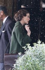 KEIRA KNIGHTLEY on the Set of Boston Strangler in Boston 01/31/2022