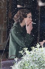 KEIRA KNIGHTLEY on the Set of Boston Strangler in Boston 01/31/2022