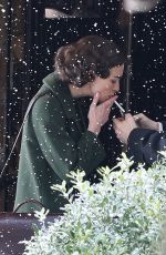 KEIRA KNIGHTLEY on the Set of Boston Strangler in Boston 01/31/2022