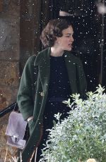 KEIRA KNIGHTLEY on the Set of Boston Strangler in Boston 01/31/2022